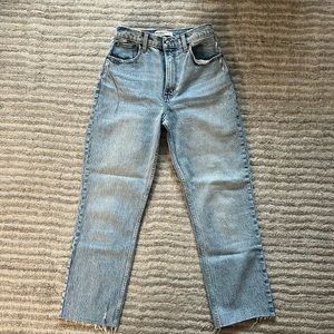ABERCROMBIE & FITCH The 90’s Straight High Rise 27/4 Curve Love